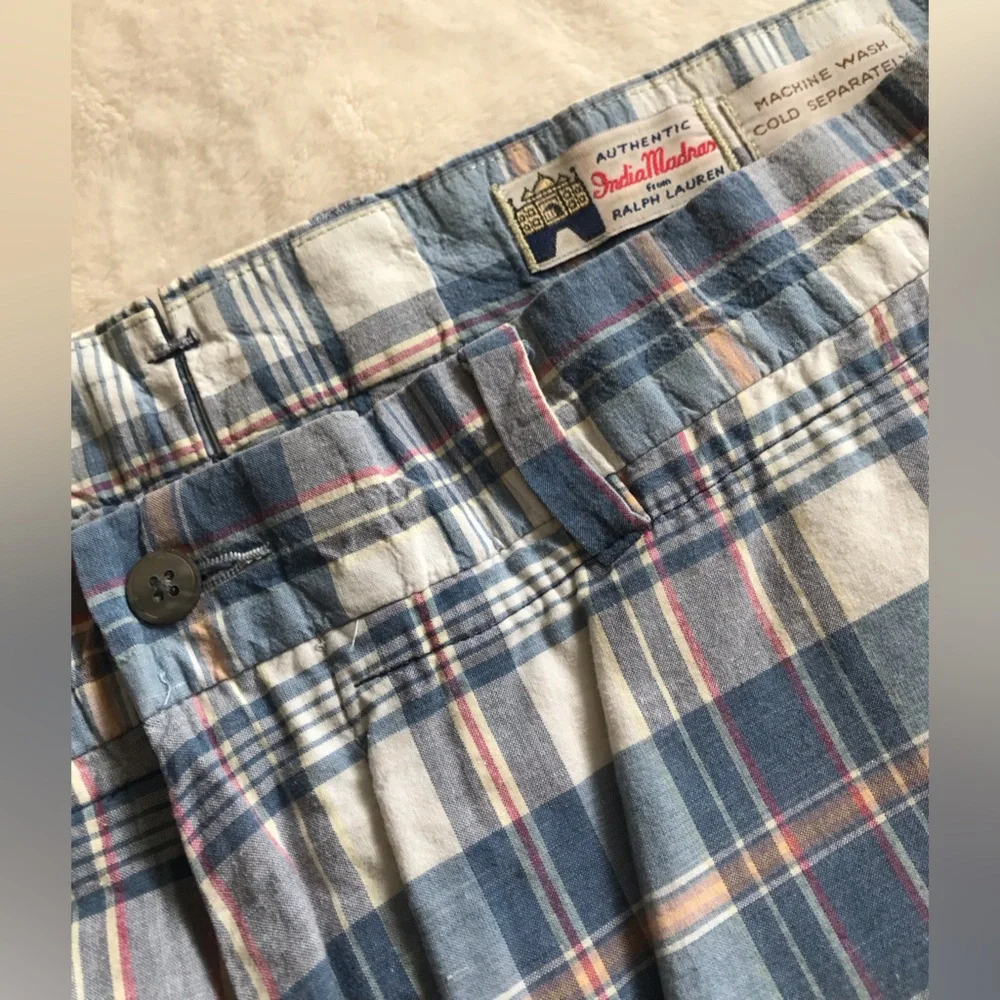 Polo Ralph Lauren plaid patchwork